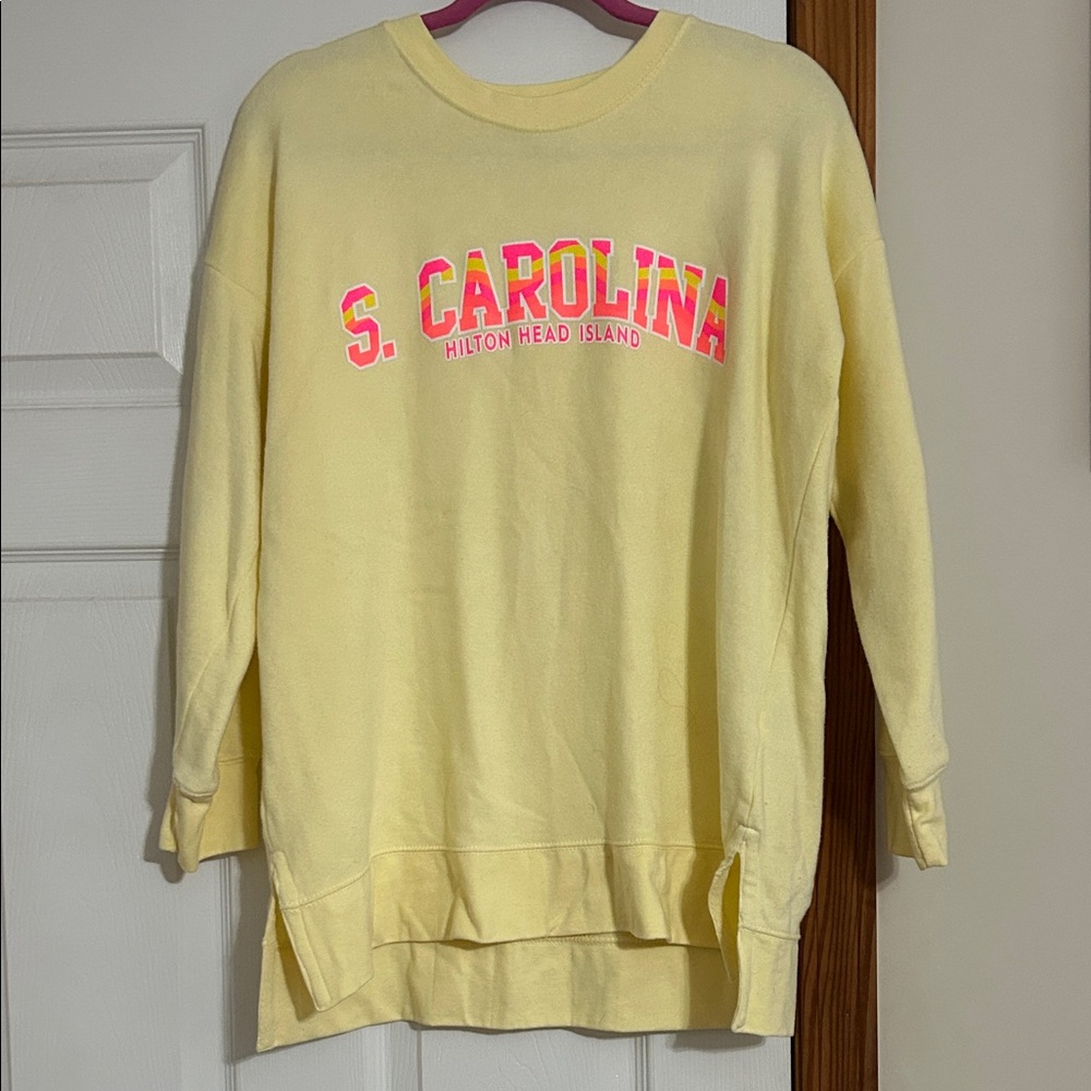 yellow S. Carolina sweatshirt